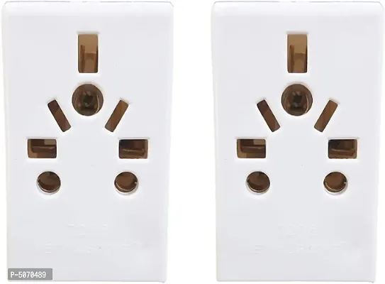 Universal Multi Plug with Surge Protector  - Pack Of 2