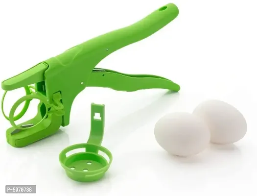 Manual Egg Breaker / cracker  / Opener with Yolk Seperator-thumb2