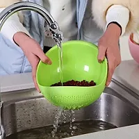 Rice  / Dal / Fruits and Vegetables Washing Bowl Strainer-thumb2