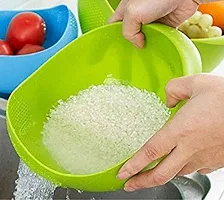 Rice  / Dal / Fruits and Vegetables Washing Bowl Strainer-thumb3