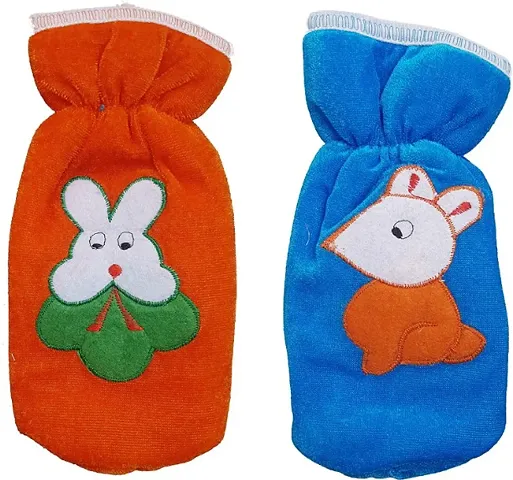 Colorful Packs Of 2 Baby Feeding Bottle Covers