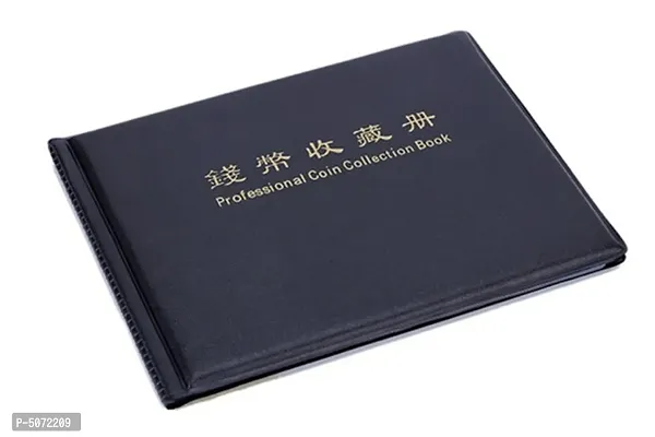 240 Coins Coin Collection Hobby  Book / Album - Black (3 X 3 CM Slots)