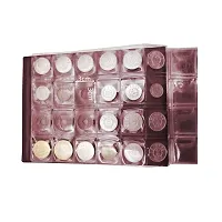 240 Coins Coin Collection Hobby  Book / Album - Maroon (3 X 3 CM Slots)-thumb4