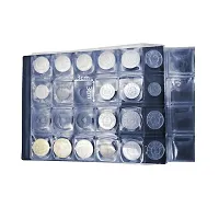 240 Coins Coin Collection Hobby  Book / Album - Blue (3 X 3 CM Slots)-thumb2