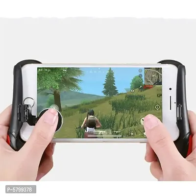 Mobile Gamepad Holder Handle  Gaming Triggers PUBG L1 R1 Shoot Aim Button-thumb3
