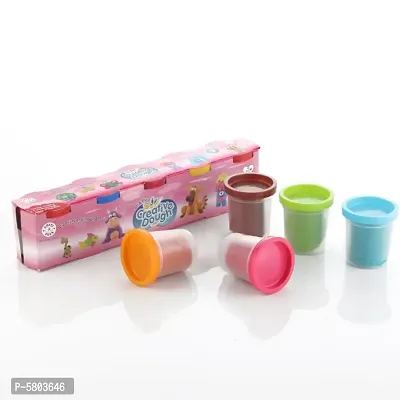 Pack Of 5 Play Dough Modeling Clay Learning Toy