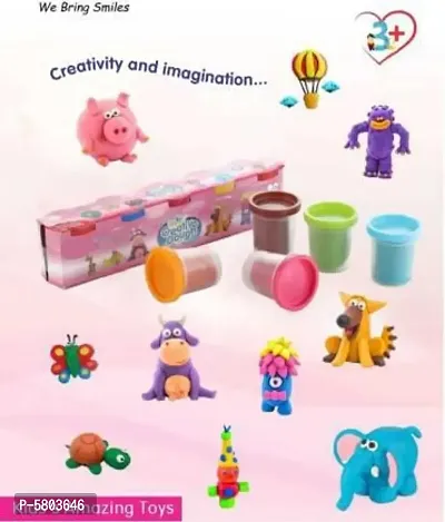 Pack Of 5 Play Dough Modeling Clay Learning Toy-thumb2