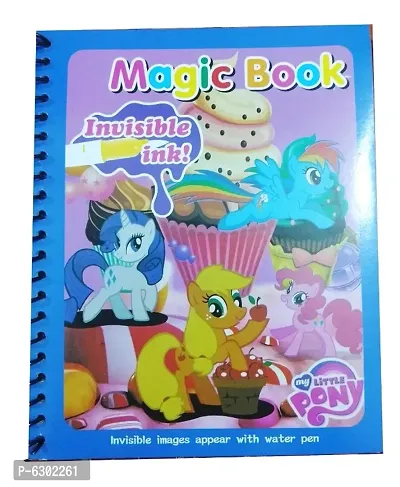 Magic Reusable Disappearing Invisible Ink Water Coloring Book ( Pattern 1 )