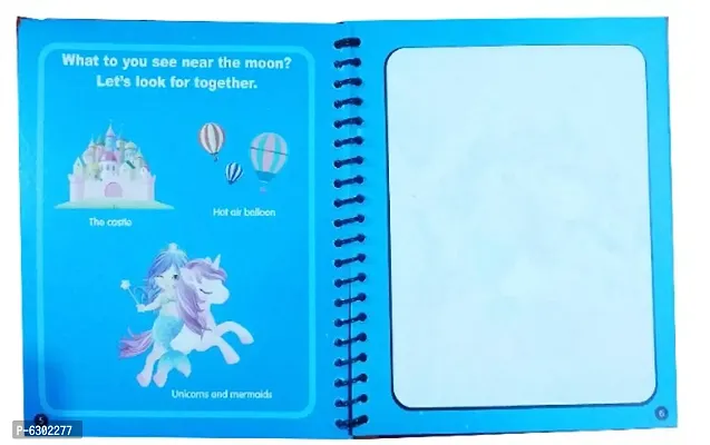 Magic Reusable Disappearing Invisible Ink Water Coloring Book ( Pattern 2 )-thumb5