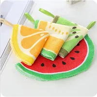 Pack Of 4 Fruit Design Microfiber Towel Fro Drying Dishes and Hand-thumb3