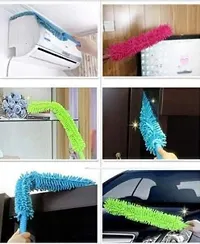 Microfiber Feather Bendable Extendable Fan Cleaning Duster with Expandable Pole-thumb1