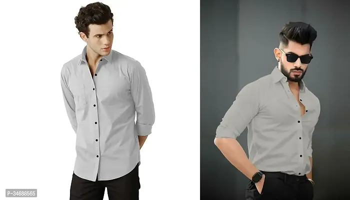 Reliable Polyester Casual Shirts For Men Pack Of 2-thumb0