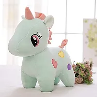 Green Unicorn Best Gift For Couple, Valentine Gift, Birthday Gift etc. High Quality Soft Toy - 25 cm-thumb1