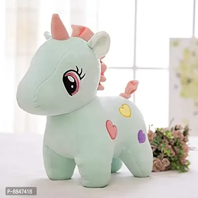 Green Unicorn Best Gift For Couple, Valentine Gift, Birthday Gift etc. High Quality Soft Toy - 25 cm-thumb2