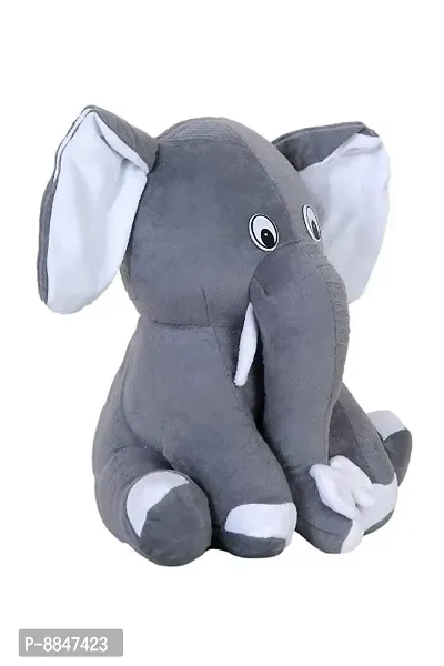 Grey Appu Elephant Best Gift For Couple, Valentine Gift, Birthday Gift etc. High Quality Soft Toy - 25 cm-thumb2