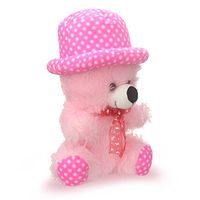Attractive Pink Cap Teddy Soft Toys Best Gift For Valentine Day, Kids Birthday, Marriage Anniversary 30 Cm-thumb2