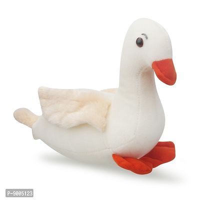 1 Pcs White Cream Duck Soft Toys Best Gift For Valentine Day, Kids Birthday, Marriage Anniversary etc. High Quality Soft Material Attractive Duck - 25 Cm-thumb0