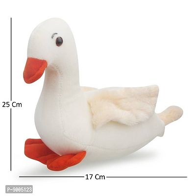 1 Pcs White Cream Duck Soft Toys Best Gift For Valentine Day, Kids Birthday, Marriage Anniversary etc. High Quality Soft Material Attractive Duck - 25 Cm-thumb2