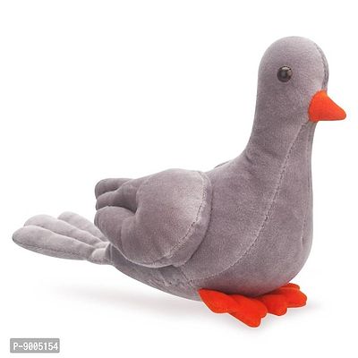 1 Pcs Grey Pigeon Soft Toys Best Gift For Valentine Day, Kids Birthday, Marriage Anniversary etc. High Quality Soft Material Attractive Pigeon - 25 Cm