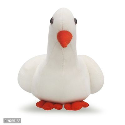 1 Pcs White Pigeon Soft Toys Best Gift For Valentine Day, Kids Birthday, Marriage Anniversary etc. High Quality Soft Material Attractive Pigeon - 25 Cm-thumb3