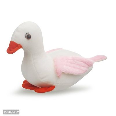 1 Pcs White Pink Duck Soft Toys Best Gift For Valentine Day, Kids Birthday, Marriage Anniversary etc. High Quality Soft Material Attractive Duck - 25 Cm