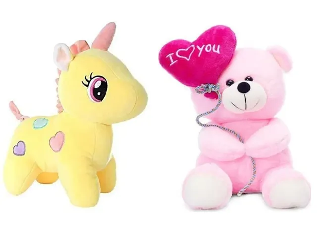 Set Of 2 Soft Toys Best Gift For Valentine Day,