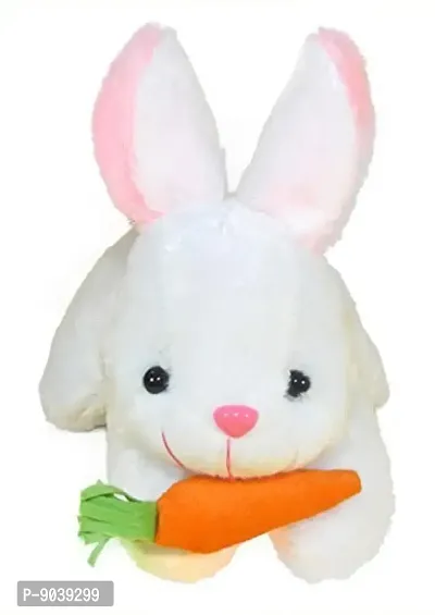 2 Pcs Yellow Rabbit And White Rabbit Soft Toys Best Gift For Valentine Day, Kids Birthday, Marriage Anniversary etc. High Quality Soft Material Attractive Rabbit - 25 Cm-thumb3