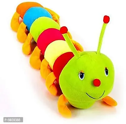 2 Pcs Combo Pack Yellow Rabbit And Caterpillar Soft Toys Best Gift For Valentine Day, Kids Birthday, Marriage Anniversary etc. High Quality Soft Attractive Rabbit - 25 Cm And Caterpillar - 60 Cm-thumb3