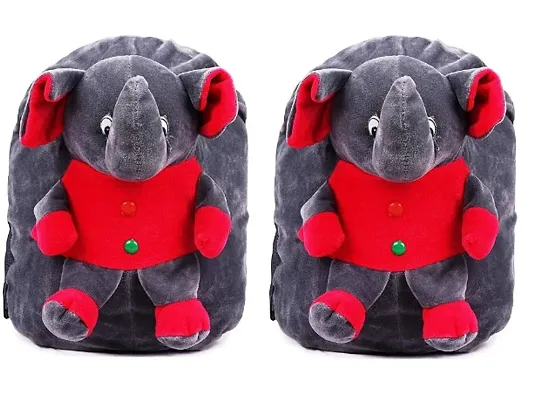 2 Pcs Elephant Bag High Quality Soft Material Kids Bag ( H*B - 35*30 )