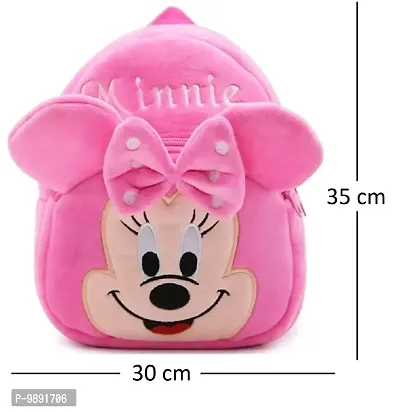 1 Pcs Elephant Bag And 1 Pcs Pink Minnie Bag High Quality Soft Material Kids Bag ( H*B - 35*30 )-thumb3
