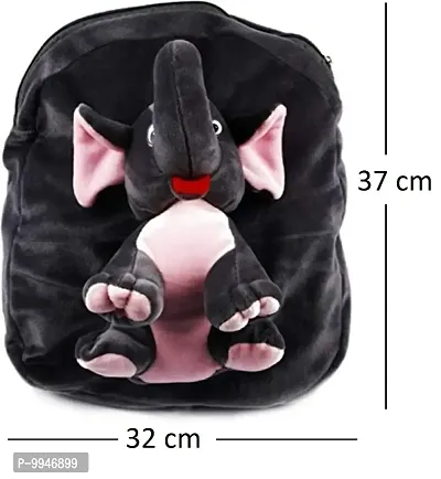 1 Pcs Elephant Bag And 1 Pcs Teddy Bag High Quality Soft Material Kids Bag ( H*B - 37*32 )-thumb2