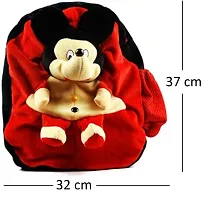 1 Pcs Mickey Bag And 1 Pcs Teddy Bag High Quality Soft Material Kids Bag ( H*B - 37*32 )-thumb1