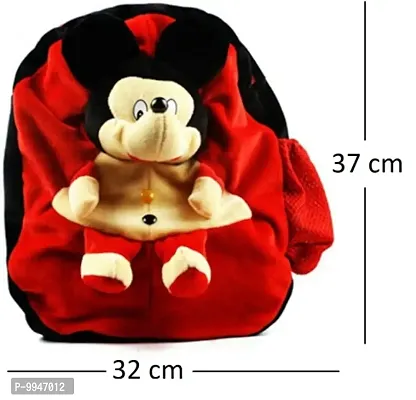 1 Pcs Mickey Bag And 1 Pcs Teddy Bag High Quality Soft Material Kids Bag ( H*B - 37*32 )-thumb2