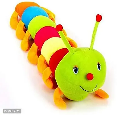 1 Pcs Blue Teddy And 1 Pcs Caterpillar Best Gift For Couple High Quality Soft Toy ( Blue Teddy - 25 cm And Caterpillar - 60 cm )-thumb3