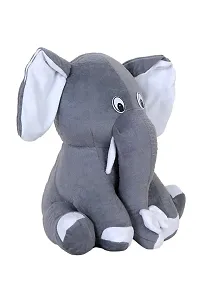 1 Pcs Blue Teddy And 1 Pcs Grey Appu Elephant Best Gift For Couple High Quality Soft Toy ( Blue Teddy - 25 cm And Elephant- 25 cm )-thumb4