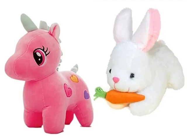 Trendy &amp; Cute Soft Toys For Kids Pack Of 2