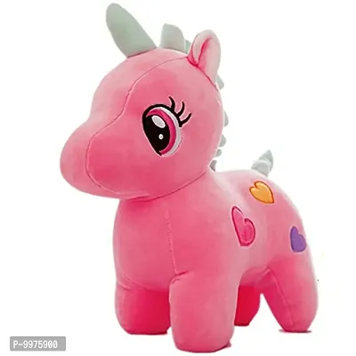 1 Pcs Pink Unicorn And 1 Pcs Grey Appu Elephant Best Gift For Couple High Quality Soft Toy ( Pink Unicorn - 25 cm And Elephant - 25 cm )-thumb2