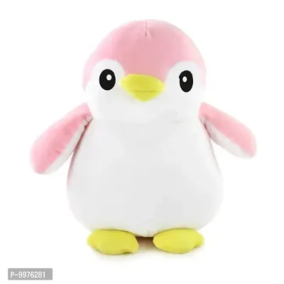 1 Pcs Pink Penguin And 1 Pcs Brown Rabbit Best Gift For Couple High Quality Soft Toy ( Pink Penguin - 30 cm And Rabbit - 25 cm )-thumb2