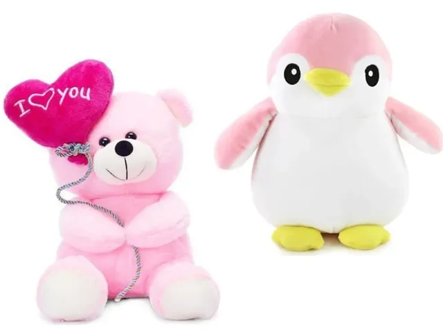 Cute &amp; Soft Fabric Soft Toys Combo Of 2