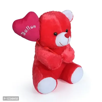 Soft Toys Red Love Teddy And Skirt Teddy Bear For Couple Best Gift For Your Partner High Quality Soft Material Good Looking Soft Toys ( Red Teddy - 25 cm And Skirt Teddy - 28 cm )-thumb4
