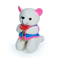 Soft Toys Red Love Teddy And Rose Teddy Bear For Couple Best Gift For Your Partner High Quality Soft Material Good Looking Soft Toys ( Red Teddy - 25 cm And Rose Teddy - 20 cm )-thumb4