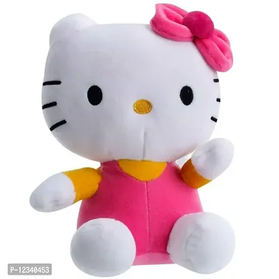 Soft Toys Red Love Teddy And Kitty Bear For Couple Best Gift For Your Partner High Quality Soft Material Good Looking Soft Toys ( Red Teddy - 25 cm And Kitty - 30 cm )-thumb3