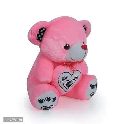Soft Toys Pink Teddy Bear And Rose Teddy Bear For Couple Best Gift For Your Partner High Quality Soft Material Good Looking Soft Toys ( Pink Teddy - 28 cm And Rose Teddy - 20 cm )-thumb4