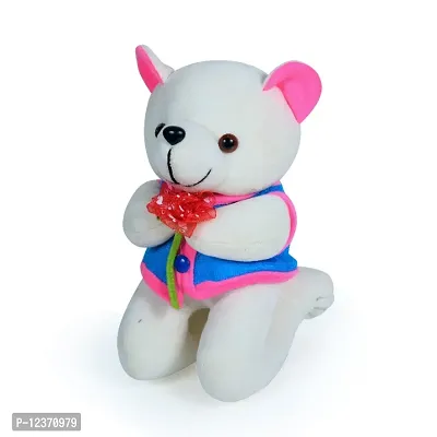 Soft Toys Pink Teddy Bear And Rose Teddy Bear For Couple Best Gift For Your Partner High Quality Soft Material Good Looking Soft Toys ( Pink Teddy - 28 cm And Rose Teddy - 20 cm )-thumb5