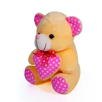 Soft Toys Pink Teddy Bear And Cream Teddy Bear For Couple Best Gift For Your Partner High Quality Soft Material Good Looking Soft Toys ( Pink Teddy - 28 cm And Cream Teddy - 23 cm )-thumb4