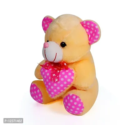 Soft Toys Pink Teddy Bear And Cream Teddy Bear For Couple Best Gift For Your Partner High Quality Soft Material Good Looking Soft Toys ( Pink Teddy - 28 cm And Cream Teddy - 23 cm )-thumb5