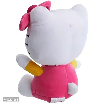 Soft Toys Pink Teddy Bear And Kitty For Couple Best Gift For Your Partner High Quality Soft Material Good Looking Soft Toys ( Pink Teddy - 28 cm And Kitty - 30 cm )-thumb5