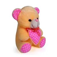 Soft Toys Cream Teddy Bear And Rose Teddy For Couple Best Gift For Your Partner High Quality Soft Material Good Looking Soft Toys ( Cream Teddy - 23 cm And Rose Teddy - 20 cm )-thumb3