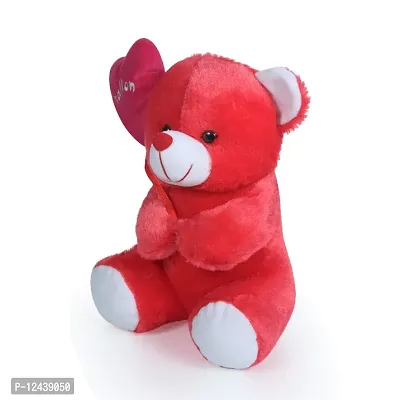 Soft Toys Cream Teddy Bear And Red Love Teddy For Couple Best Gift For Your Partner High Quality Soft Material Good Looking Soft Toys ( Cream Teddy - 23 cm And Red Love Teddy - 25 cm )-thumb5