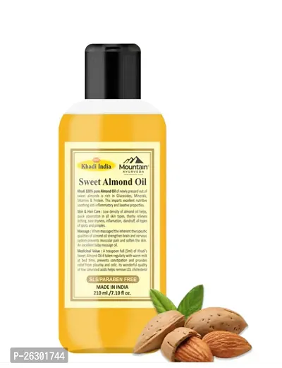 Khadi Almond Oil 210ml-thumb0